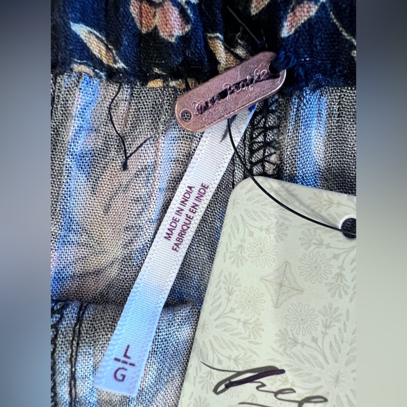 Free People Bali Sultry Boho Flare Pant Sz Large **NWT - Picture 7 of 12